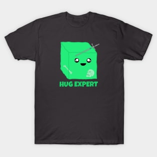 Hug Expert Gelatinous Cube Cute Monster T-Shirt
